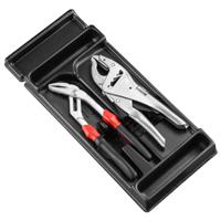 modpr8 Facom 2-Piece Long Nose Pliers, 250 mm Overall, Lock Grip Tip