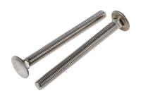 122-4443 Plain Stainless Steel Coach Bolt, M10 x 110mm