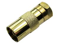 266-2217 RS PRO TV Aerial Connector Male to Female, Cable Mount