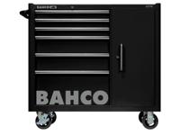 1475kxl6cblack Bahco 6 Drawer Solid Steel Wheeled Tool Trolley