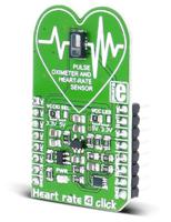 mikroe-2510 MikroElektronika Heart-Rate 4 Click Heart Rate Sensor MikroBus Click Board for MAX30101 Wearable Devices