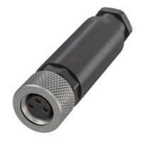 bcc06z1 BALLUFF Circular Connector, 3 Contacts, Cable, M8 Connector, Socket, Female, IP67, BCC06Z1 Series