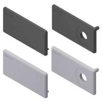 3842548749 Bosch Rexroth Black Polypropylene Cover Cap, 40 x 80 mm Strut Profile