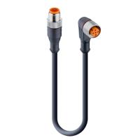 29634-rst-5-rkwt-5-2285-m Lumberg Automation Male 5 way M12 to Female 5 way M12 Actuator/Sensor Cable