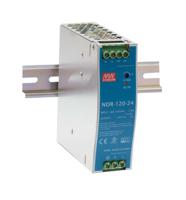 ndr-120-12 MEAN WELL NDR Switched Mode DIN Rail Power Supply, 90 → 264V ac ac Input, 12V dc dc Output, 10A Output, 120W