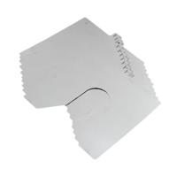 tmas-200-020 Grey Stainless Steel Pre-Cut Shim, 200mm x 200mm x 0.2mm