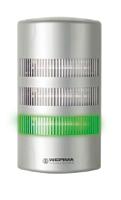 69130055 Werma FlatSIGN Series Red/Green/Yellow Signal Tower, 3 Lights, 24 V, Wall Mount
