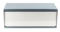 232-282 RS PRO Grey Cold Rolled Steel Instrument Case, 406 x 197 x 159mm