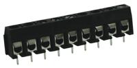 897-0752 RS PRO PCB Terminal Block, 9-Contact, 5mm Pitch, Through Hole Mount, 1-Row, Screw Termination