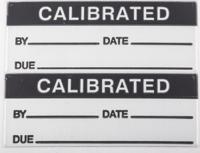 445-3600 RS PRO Adhesive Pre-Printed Adhesive Label-Calibrated-. Quantity: 140