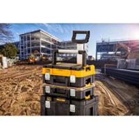 dwst83344-1 DeWALT TSTAK Shallow Box Plastic Tool Box, 440 x 440 x 183mm