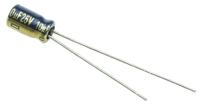 eeafc1e100 Panasonic 10μF Aluminium Electrolytic Capacitor 25V dc, Radial, Through Hole - EEAFC1E100