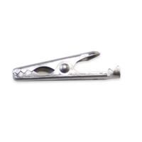 bu-30x Mueller Electric Alligator Clip Alligator Clip Connection, Stainless Steel Contact, 5A, Silver