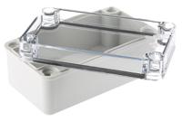 pc-c-65-t-enclosure Fibox Piccolo Series Grey Polycarbonate Enclosure, IP66, IP67, Transparent Lid, 140 x 80 x 65mm