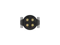 454949-e ERNI Circular Connector, 4 Contacts, Board, M12 Connector, Socket, Female, IP65, IP67, M12 Connector Series