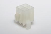 39299042 Molex Mini-Fit Jr Series Vertical Through Hole PCB Header, 4 Contact(s), 4.2 mm Pitch, 2 Row, Shrouded