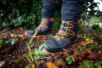 3xa2a2vx1-45 SIP Protection 3XA2 Black/Orange Steel Toe Capped Unisex Safety Boots, UK 10, EU 45