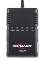 9564006-1 Ansmann ALCS 2-24A Battery Charger For Lead Acid 2V 900mA with UK plug