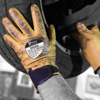 p44-dr300-08 Polyco Healthline Brown Nitrile