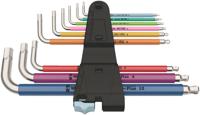 05022669001 Wera 9 piece L Shape Metric Hex Key Set, 1 x 1.5x90 mm, 1 x 2.0x101 mm, 1 x 2.5x112 mm, 1 x 3.0x123 mm, 1 x 4.0x137 mm,