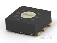 mrssv1dg10smjtr TE Connectivity 10 Way Surface Mount Rotary Switch 10P, Screwdriver Actuator