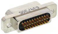 mwdm2l-21ss Glenair MWDM 21 Way Panel Mount D-sub Connector Socket
