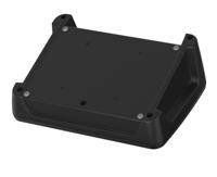 35107075hmt1 Bopla BoPad Series Black ABS Desktop Enclosure, Sloped Front, 215 x 150 x 75.70mm