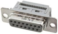09662187500 HARTING D-Sub Standard 15 Way Cable Mount D-sub Connector Socket, 2.77mm Pitch