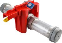 800111 Brady Red 4-Lock Ultra-tough Polypropylene Ball Valve Lockout, 7.24mm Shackle, 31.75mm Attachment
