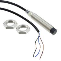 e2b-m12ln08-wp-b1-2m Omron Inductive Threaded Barrel Proximity Sensor, M12, 8 mm Detection, PNP NO, 12 → 24 V dc