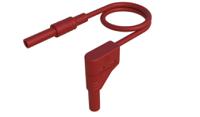 934048101 Hirschmann Test & Measurement 4 mm Test Probe Lead, 32A, Red, 1m Lead Length