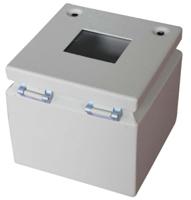 842-8481 RS PRO Grey Steel Junction Box, IP65, 150 x 150 x 120mm