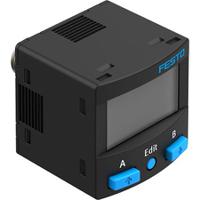 span-b-b11r-g18m-pn-l1 Festo SPAN Series Pressure Sensor, -1bar Min, 10bar Max, PNP/NPN Output, Relative Reading
