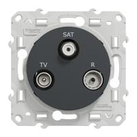 s540461 Schneider Electric Anthracite, 1 Gang, Odace