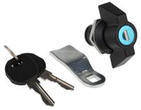 746-7380 RS PRO Black Metal, Plastic Locking Handle