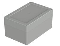 07518129-xt-181209-7035 Bopla Euromas X Series Light Grey ABS Enclosure, IP66, IP68, IK07, Light Grey Lid, 180 x 120 x 90.3mm