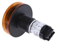 15030055 Werma 150 Series Yellow Buzzer Beacon, 24 V dc, IP65, Panel Mount, 80dB at 1 Metre