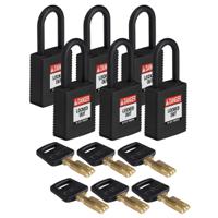 150351 Brady LOTO-101 Key Weatherproof Nylon, Plastic Padlock, 6.35mm Shackle, 38.00mm Body