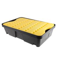 893-0369 RS PRO Polyethylene Spill Tray with Grate for Industrial Storage, 20L Capacity