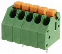 1-2834011-5 TE Connectivity PCB Terminal Block, 5-Contact, 3.5mm Pitch, Through Hole Mount, 1-Row, Solder Termination