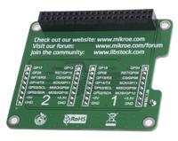 mikroe-1879 MikroElektronika Pi 2 click Shield for Raspberry Pi