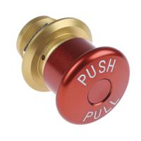 es2s41653001 Apem ES2S Series Pull Release Emergency Stop Push Button, Panel Mount, 34mm Cutout, SPDT, IP65
