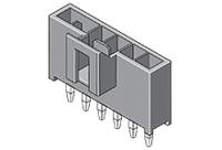 105309-1104 Molex Nano-Fit Series Straight Through Hole PCB Header, 4 Contact(s), 2.5 mm Pitch, 1 Row, Shrouded