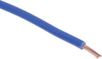 225-2148 RS PRO Blue 0.75mm² Hook Up Wire, 18 AWG, 24/0.2 mm, 305m, PVC TI3 Insulation