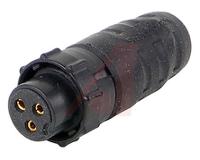 en3c3f16x Switchcraft Circular Connector, 3 Contacts, Cable, Standard Connector, Plug, Female, IP68, IP69K, EN3 Series