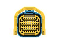 2366494-4 TE Connectivity, 2366494 Connector Housing Receptacle Blue Cable Mount 48 Way, Cable Termination