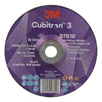 7100305453 3M 97618 Ceramic Grinding Disc, 180mm x 7mm Thick, 36+ Grade