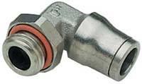 3699-06-10 Legris LF3600 Series Elbow Threaded Adaptor, G 1/8 Male to Push In 6 mm, Threaded-to-Tube Connection Style