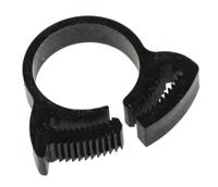291-672 RS PRO Nylon  Snap Grip Hose Clamp, 7.1mm Band Width, 18.1 → 21.4mm ID