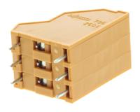 736-303 WAGO 736 Series PCB Terminal Block, 6-Contact, 5.08mm Pitch, Through Hole Mount, 2-Row, Spring Cage Termination